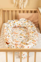 BABY NEST VELVET 80X45 PICNIC PEACH