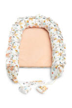 BABY NEST VELVET 80X45 PICNIC PEACH