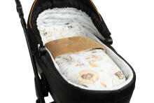 VELVET TROLLEY SET WITH FLOUNCE DREAM BEIGE