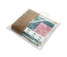 VELVET TROLLEY SET WITH FLOUNCE DREAM BEIGE