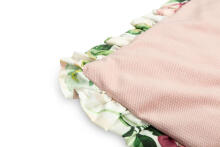 VELVET TROLLEY SET WITH FLOUNCE MAGNOLIA PINK