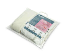 VELVET TROLLEY SET WITH FLOUNCE OLIVE CREAMY