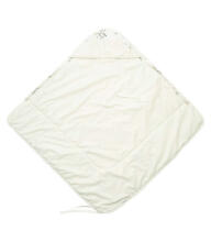 VELVET CARRY-COT SWADDLE BLANKET XL OLIVE CREAMY