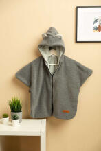 CAR SEAT PONCHO GREY MELANGE / ASH