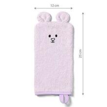 787/01 Bamboo baby wash mitt pink