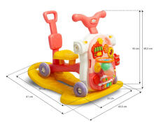MULTIFUNCTIONAL WALKER TOY 5IN1 PINK