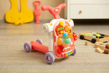 MULTIFUNCTIONAL WALKER TOY 5IN1 PINK