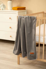 VELVET BLANKET GREY 75X100