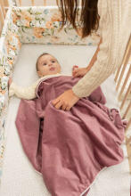 VELVET BLANKET BEIGE 75X100