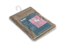 VELVET BLANKET BEIGE 75X100
