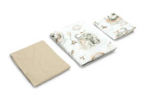 TWO ELEMENT BEDDING + BEDSHEET ELEPHANT IN THE CLOUDS 100X135 CM