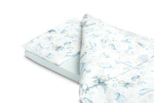 TWO ELEMENT BEDDING + BEDSHEET UNDERWATER WORLD 100X135 CM