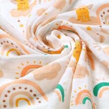 348/08 MUSLIN DIAPERS BEIGE 3 PCS