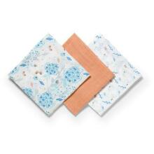 348/09 MUSLIN NAPPIES ORANGE 3 PCS