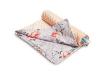 MINKY BLANKET PEACH MAGICAL GARDEN 75 X 100