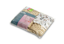 MINKY BLANKET CAPPUCCINO TWIGS 75 X 100