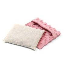 796/01 HOT WATTER BOTTLE WITH CHERRY SEEDS PINK