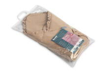MUSLIN CONE WRAP BEIGE 90x90