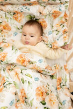 TWO-ELEMENT BEDDING PEONY 100X135 CM