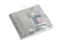 VELVET COT SET LILY GREY