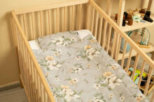 VELVET COT SET LILY GREY