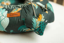 Velvet Baby Nest/baby Cocoon – Paradise emerald