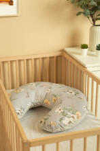 PILLOW FOR FEEDING VELVET LILY GREY