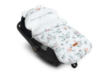 ROMPER BAG FOR CAR SEATS AND PRAMS DEERS WHITE