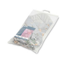 Baby Nest Cone Wrap VELVET LILLY GREY 75x75