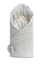 Baby Nest Cone Wrap VELVET LILLY GREY 75x75