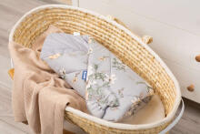 Baby Nest Cone Wrap VELVET LILLY GREY 75x75