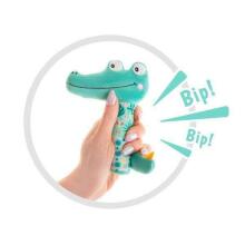 A0644 RATTLE SQUEAKER CROCODILE PLUSH