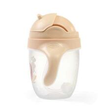 1464/04 Sippy cup with weighted straw BEIGE