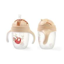 1464/04 Sippy cup with weighted straw BEIGE