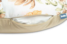 PILLOW FOR FEEDING VELVET SQUARE BEIGE