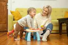 PUSHER-TABLE 2IN1 SPARK PINK