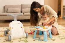 PUSHER-TABLE 2IN1 SPARK GREY