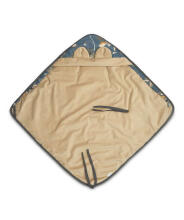 Velvet carry-cot swaddle blanket – MOROCCO BEIGE