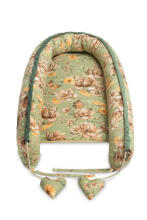 Velvet Baby Nest/baby Cocoon – SQUARE GREEN