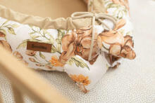 Velvet Baby Nest/baby Cocoon – SQUARE BEIGE