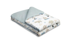 TWO-ELEMENT YEAR-ROUND BEDDING 100X135, 60x40 ZOO JEANS