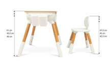 CHILDREN'S TABLE LARA GREY