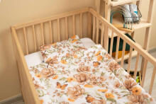 VELVET COT SET SQUARE BEIGE