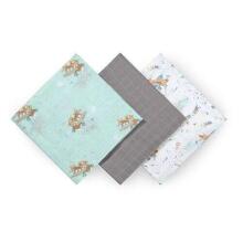 397/10 BAMBOO DIAPERS, 3 PCS, GRAY