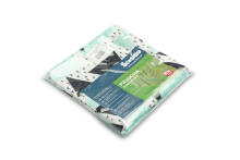BAMBOO DIAPER - GREEN TRIANGLE 75x75