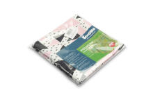 BAMBOO DIAPER - PINK TRIANGLE 75x75