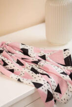 BAMBOO DIAPER - PINK TRIANGLE 75x75