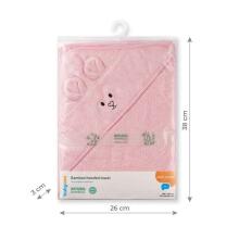 1553/01 BATH WEAR. BAMBOO 100 X 100 PINK