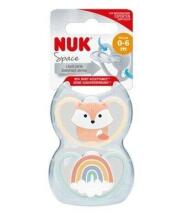 4776 SPACE SILICONE pacifier 0-6 2PCS/BOX 526314, 730313