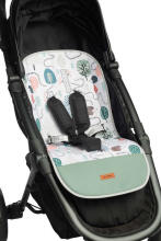 MUSLIN INSERT FOR A STROLLER - EMERALD HEDGEHOG